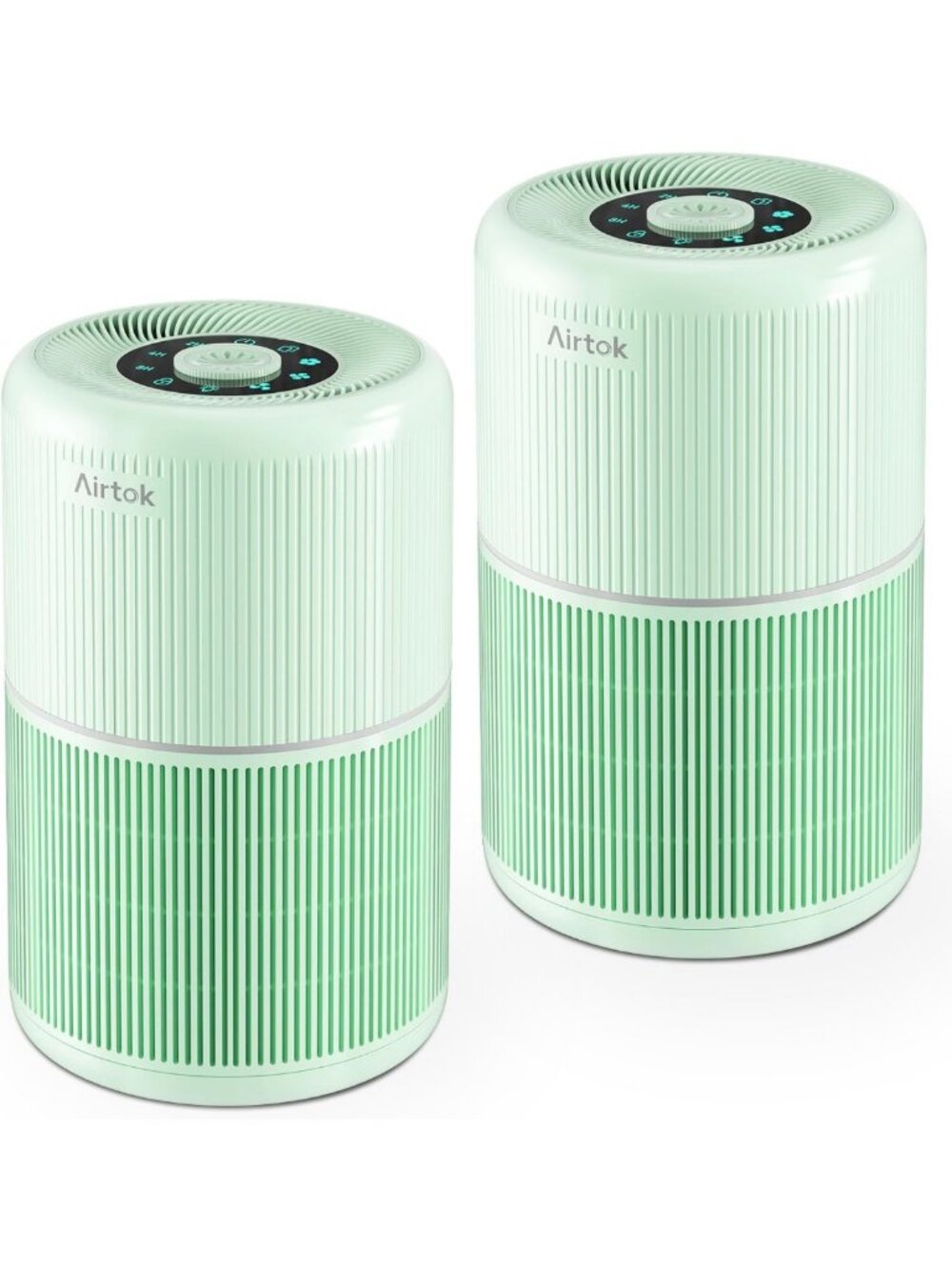 2-Pack Air Purifiers for Home & Bedroom | H13 HEPA Filter, Smoke & Odor Removal